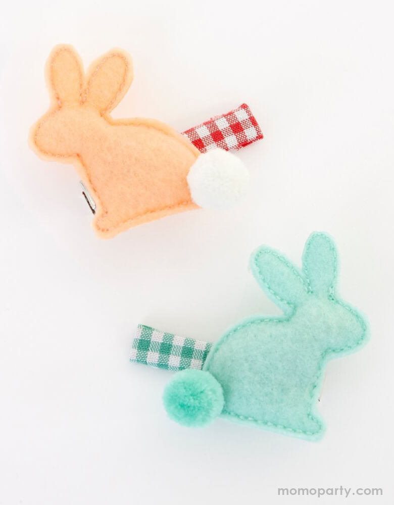 Felt Bunny Hair Clips (Set of 2)