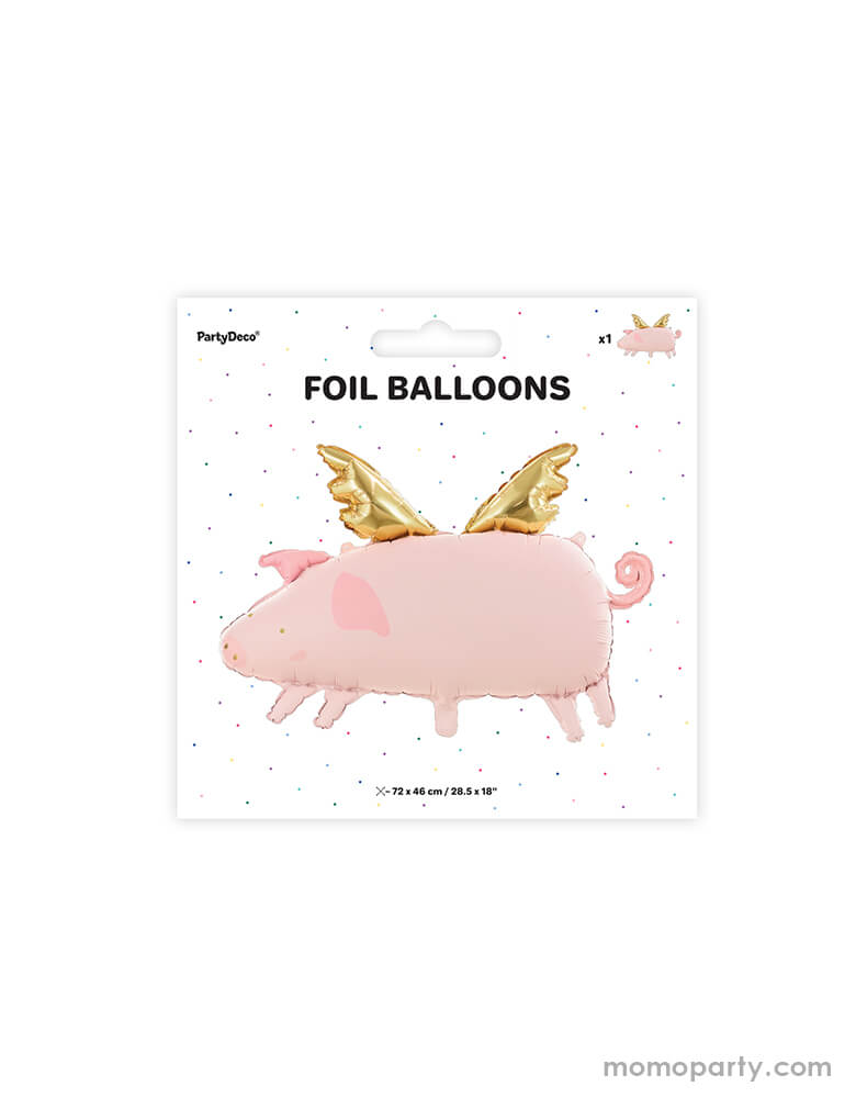 Flying Pig Foil Balloon