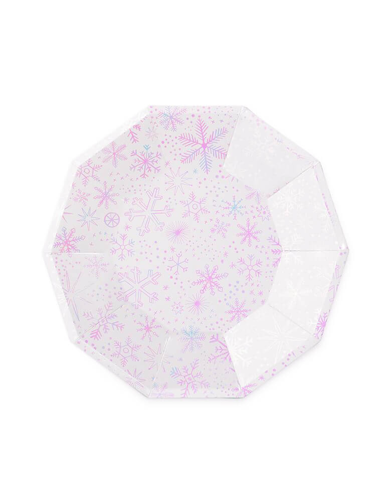 Daydream Society 9.5" Frosted Large Plates with iridescent elements