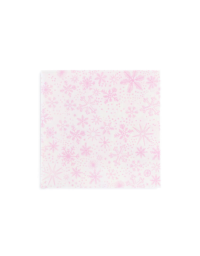 Daydream Society_Party Napkins with snowflake design from Frosted Collection_Set of 16