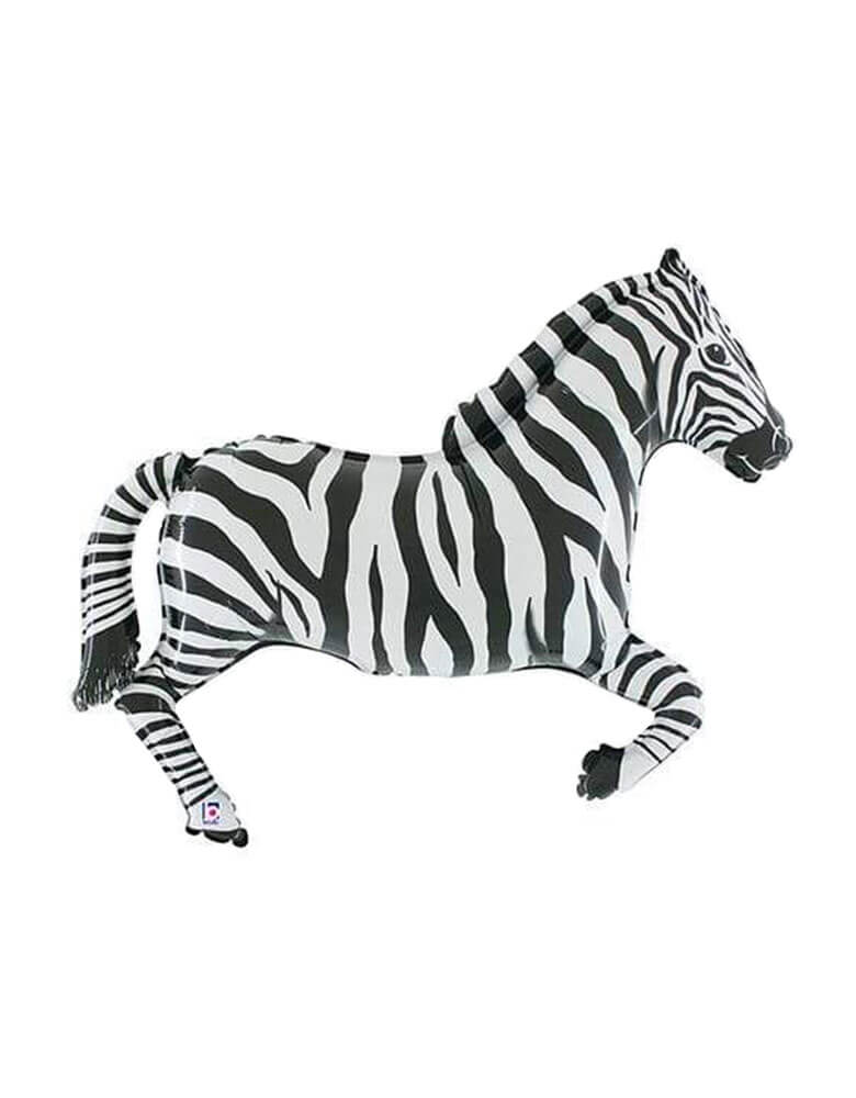 43'-ZEBRA-Foil-Mylar-Balloon