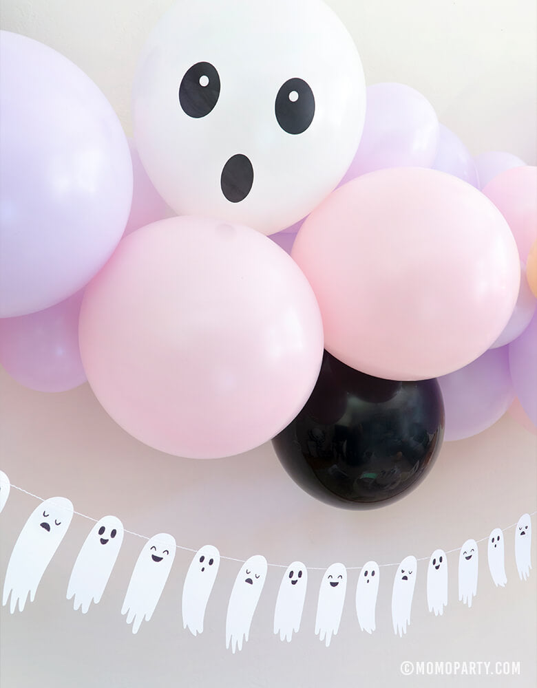 Ghost Face Printed Latex Balloon Mix (Set of 6)