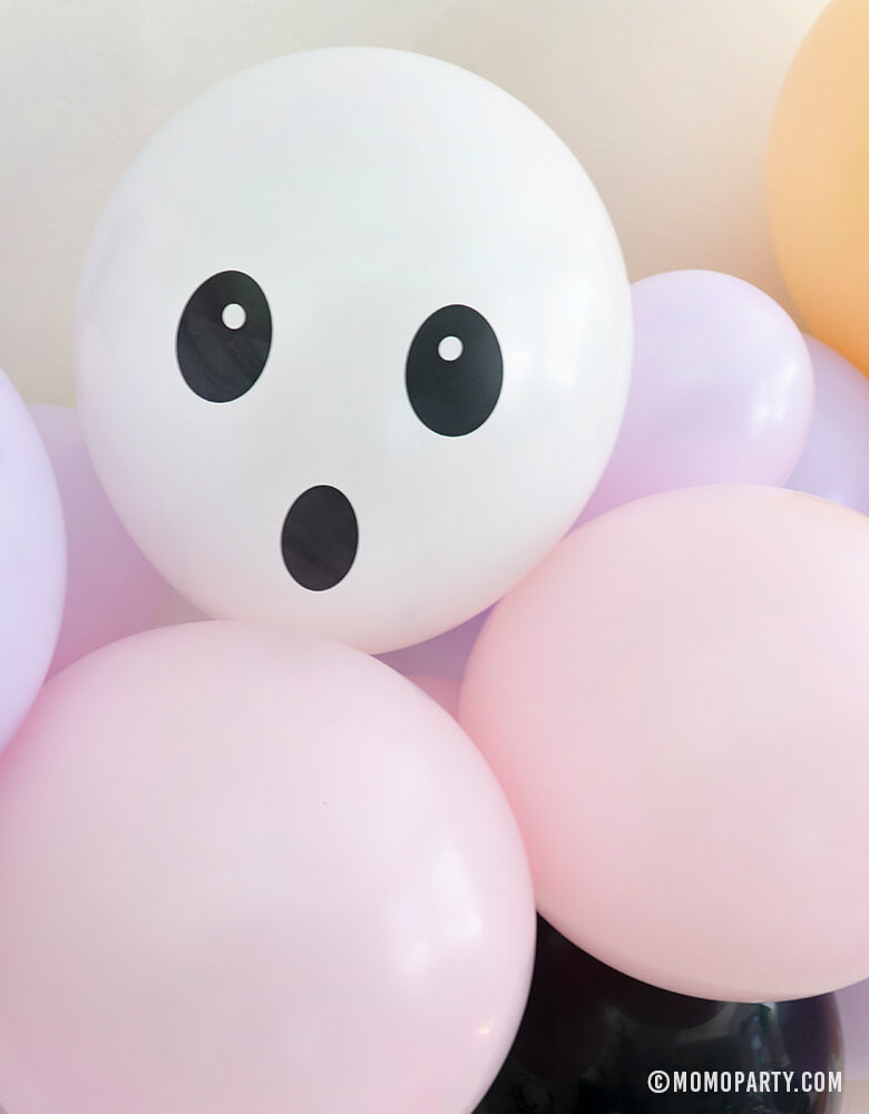 Ghost Face Printed Latex Balloon Mix (Set of 6)