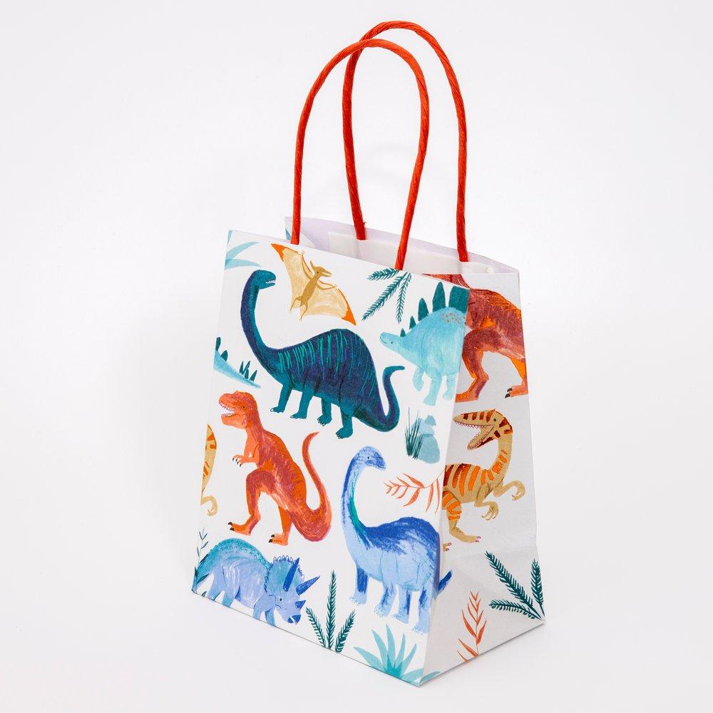 Dinosaur Kingdom Party Bags (Set of 8)