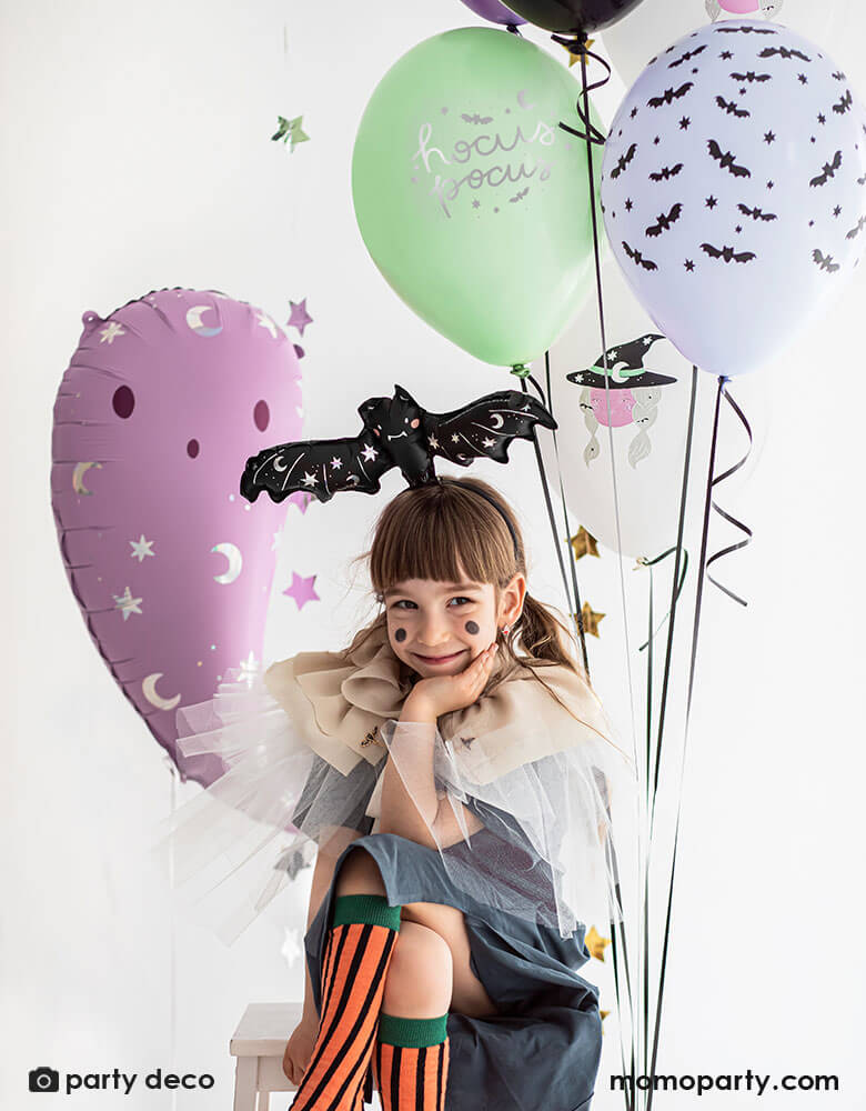 Mini Bat Foil Mylar Balloon