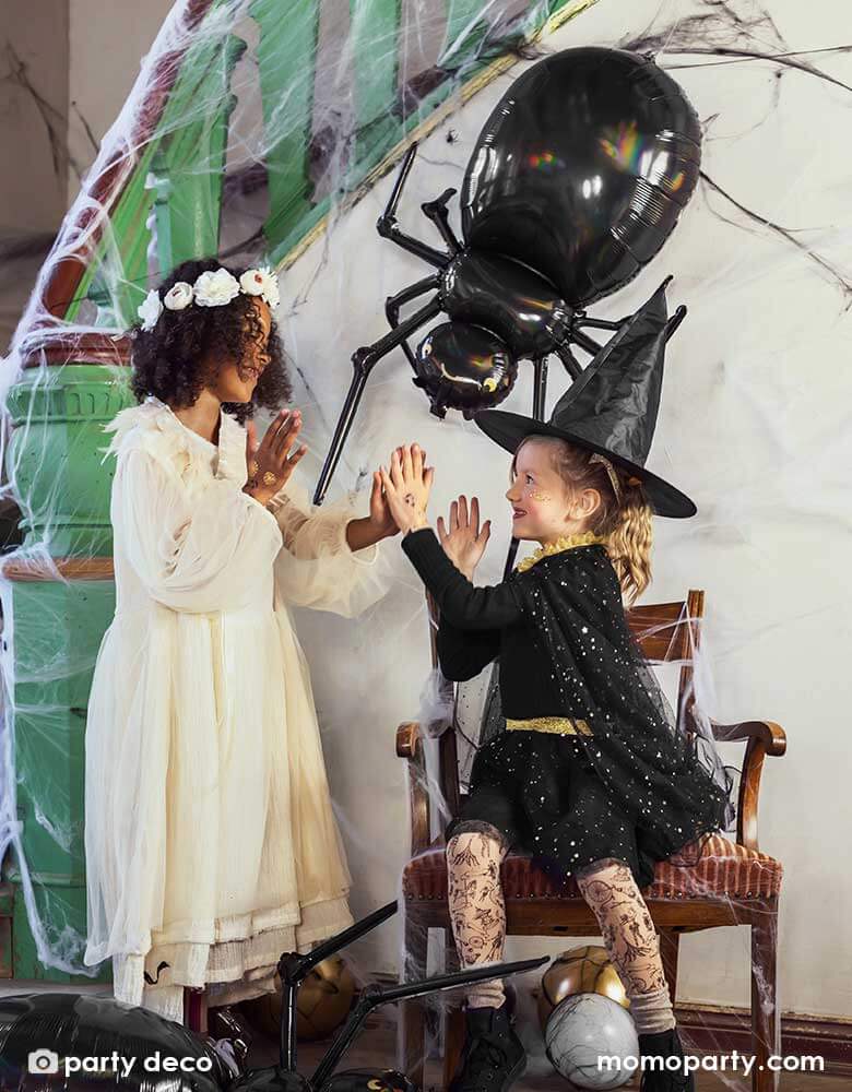 Halloween Spider Foil Mylar Balloon