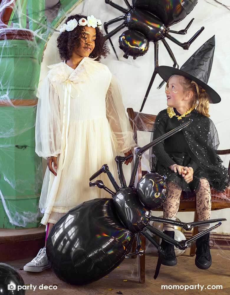 Halloween Spider Foil Mylar Balloon