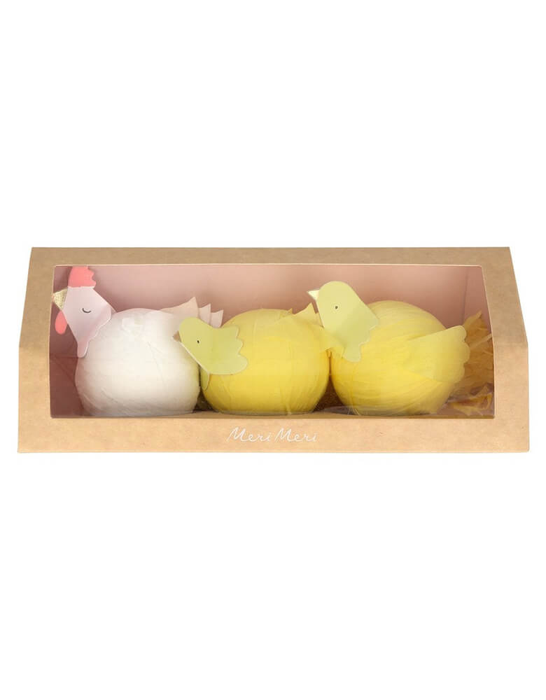 Hen & Chicks Surprise Balls (Set of 3)