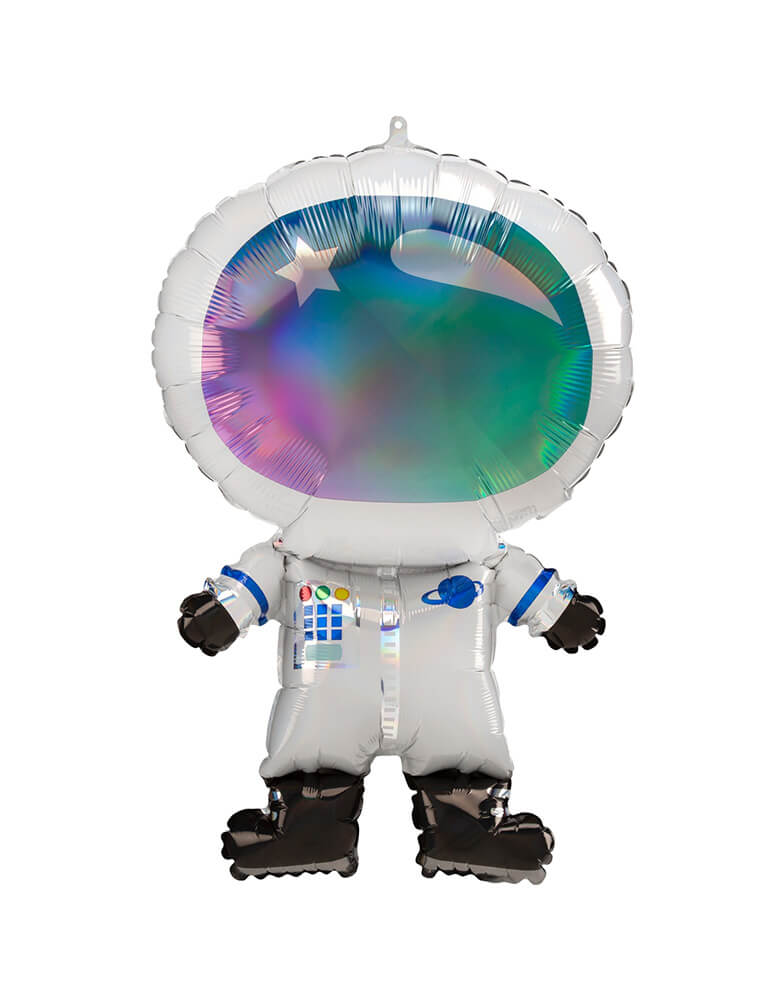 Anagram 30" Iridescent Astronaut Foil Mylar Balloon