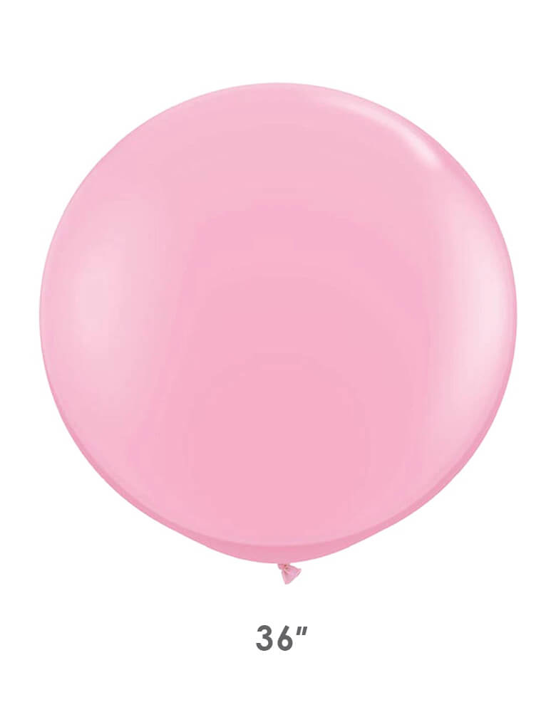 Qualatex Balloons - Jumbo Round 36" Pink Latex Balloon