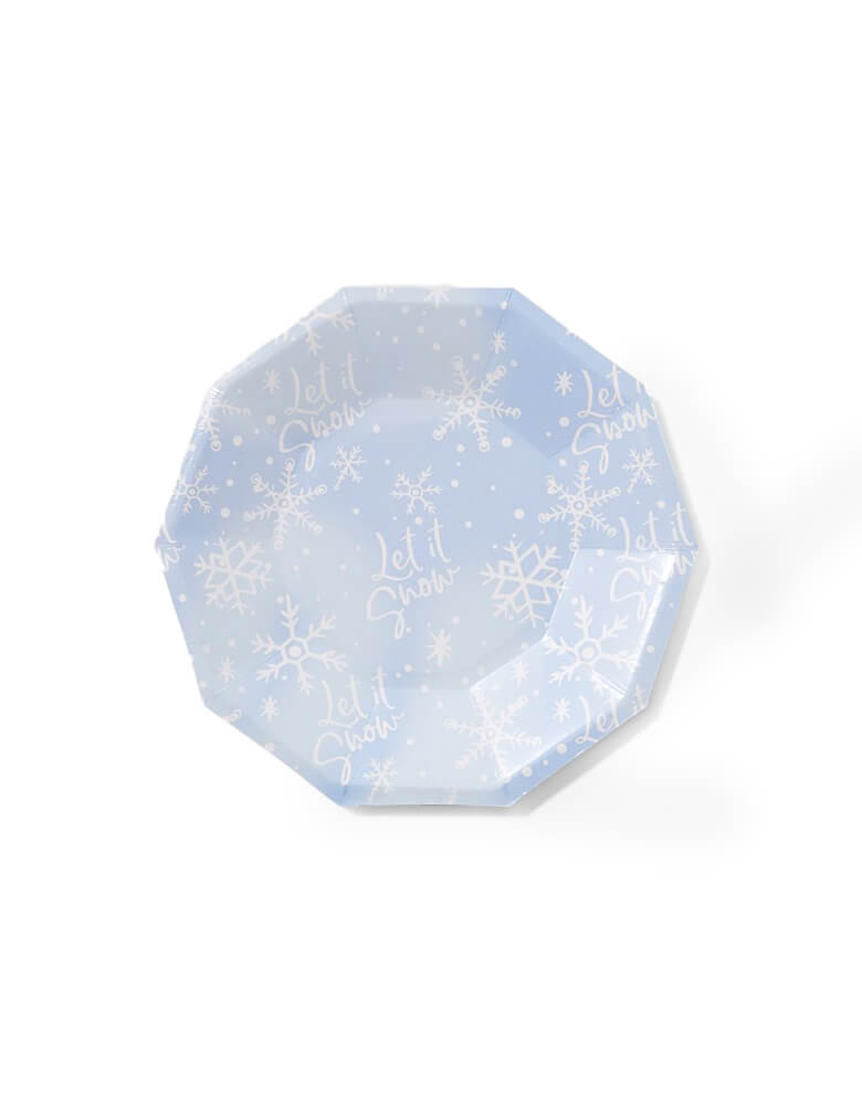 Let It Snow Small Plates (Set of 10)