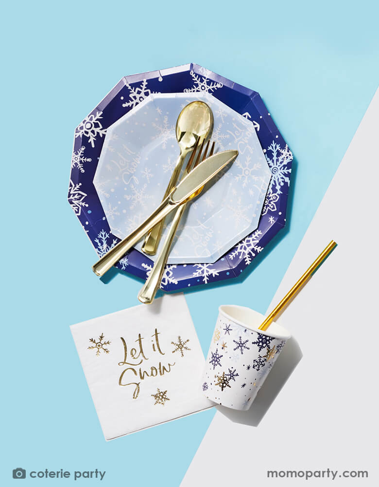 Let It Snow Small Plates (Set of 10)