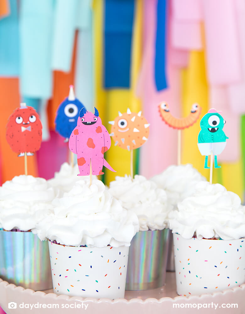 Little Monsters Cupcake Decorating Set (Set of 24)
