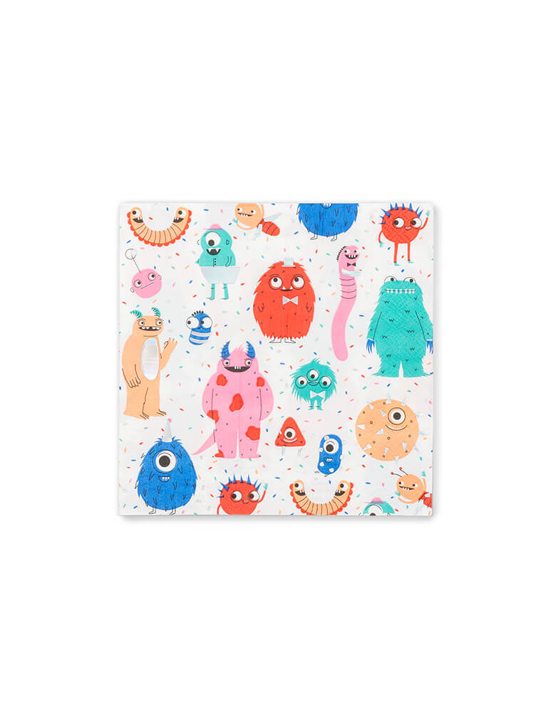 ollity & Co Party Boutique - Daydream society collection - Little Monsters Large Napkins 