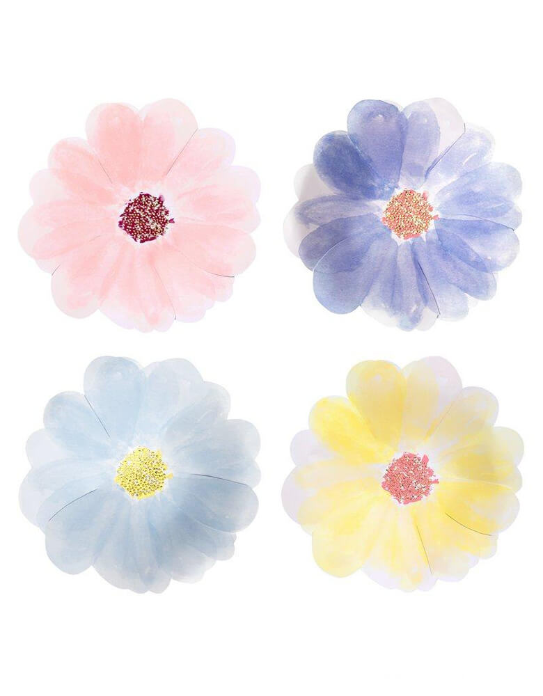 Flower Garden Small Plates (Set of 8)