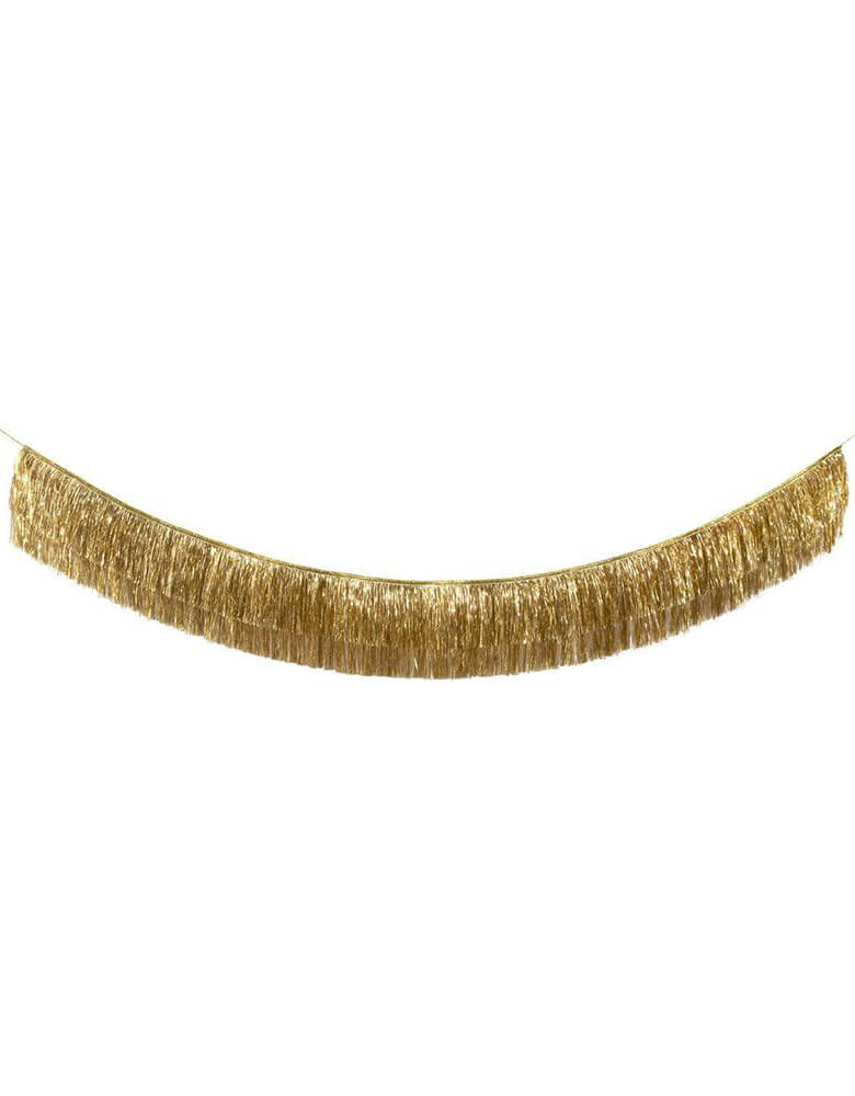 Meri Meri 6-feet-Gold-Tinsel-Fringe-Garland