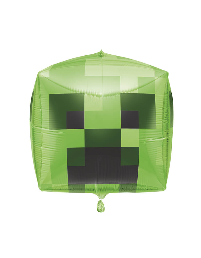 Minecraft Creeper Cube Foil Balloon