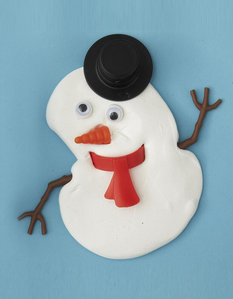 Family craft: A snowman you can melt again and again