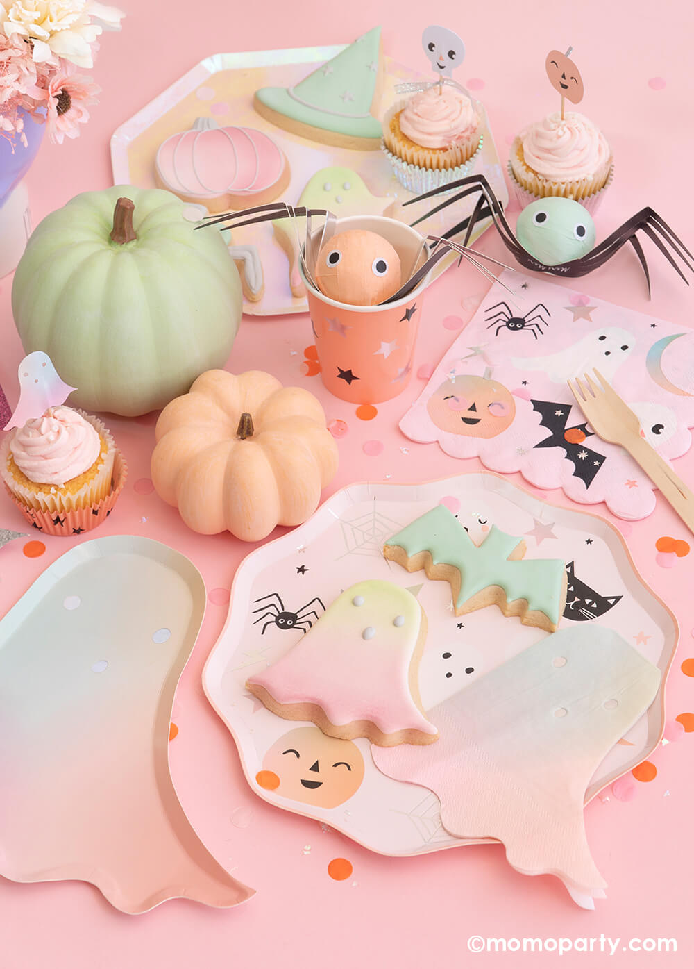 Pastel Halloween Cupcake Kit (Set of 24)