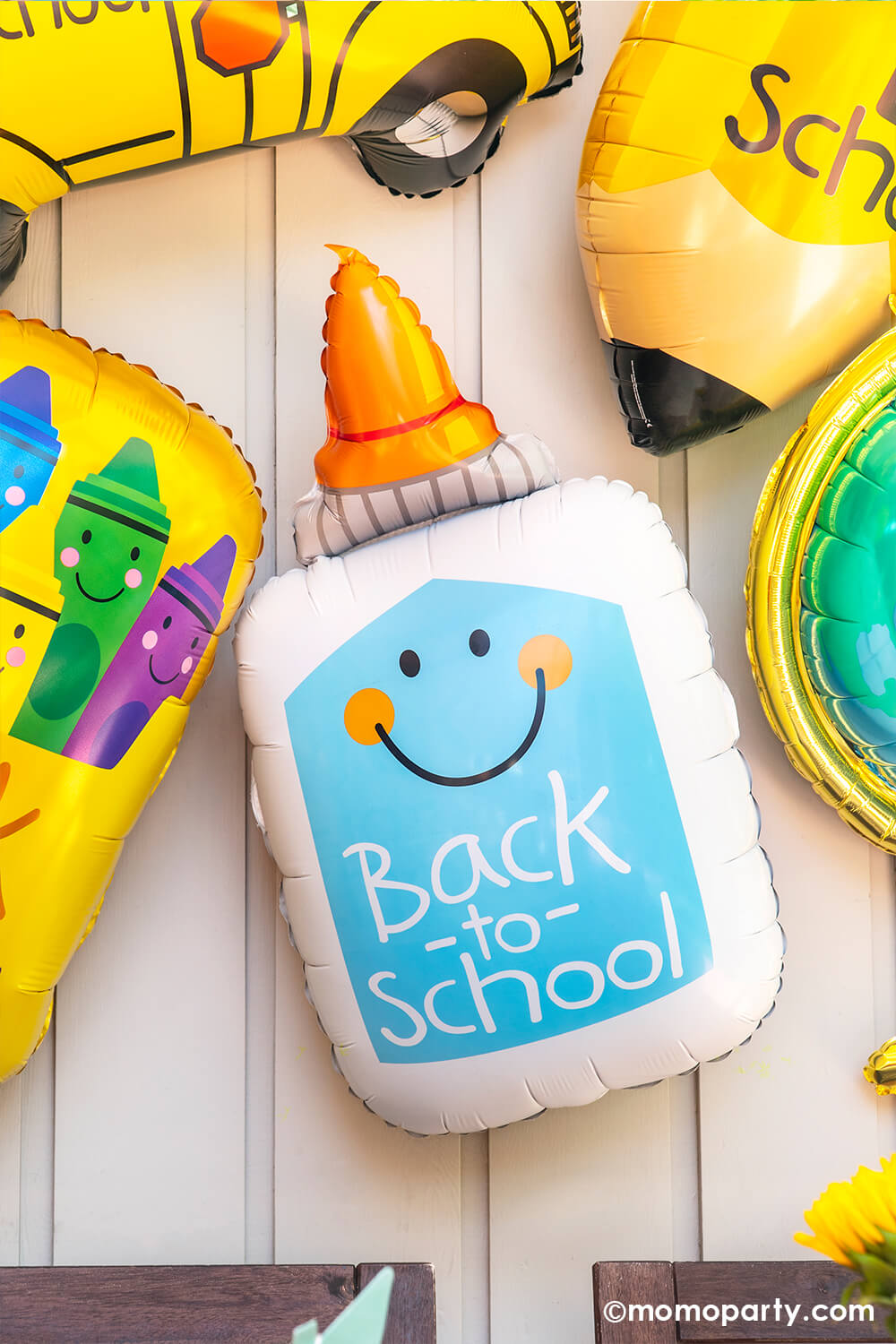 Back To School Glue Bottle Foil Mylar Balloon