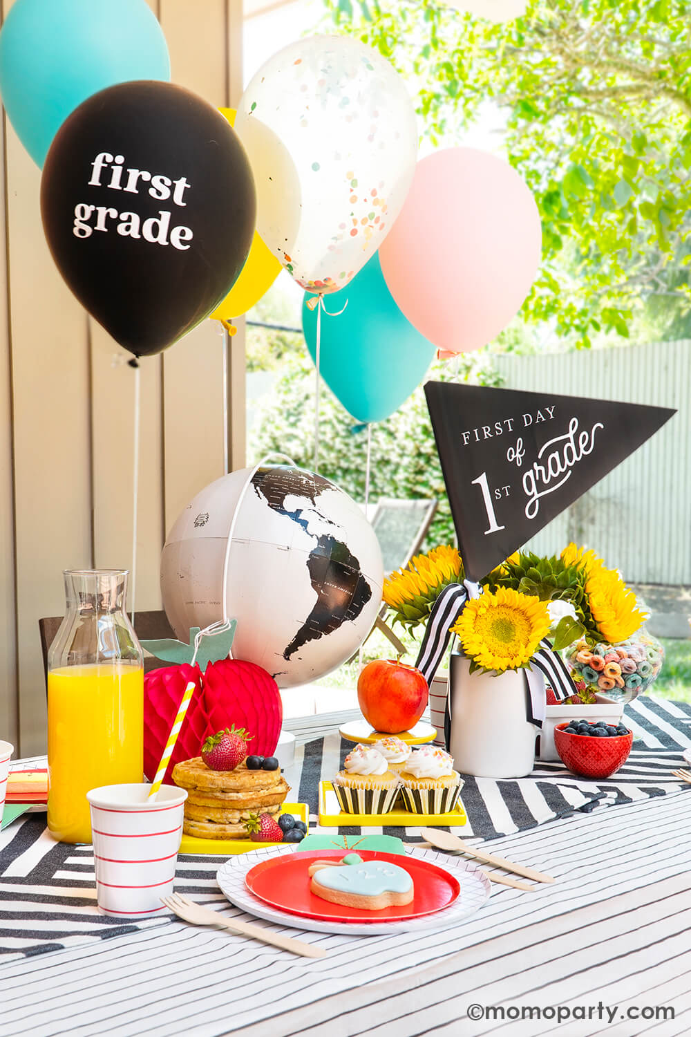 Black Pinstripe Tablecloth