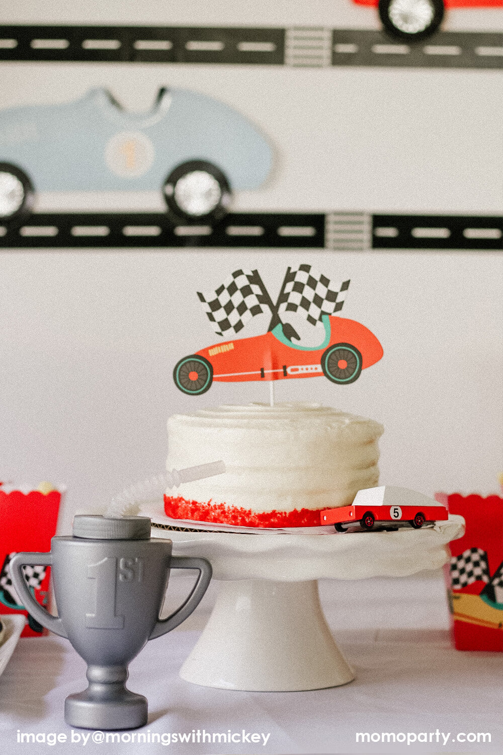 Race Car Trophy Cup