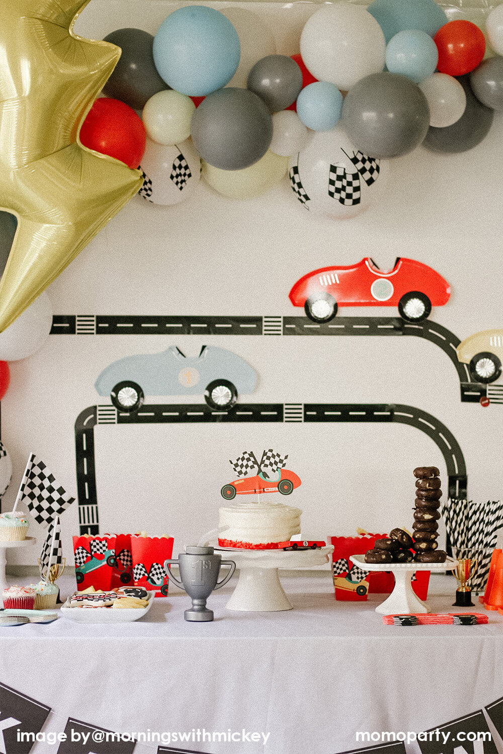 Race Car Trophy Cup