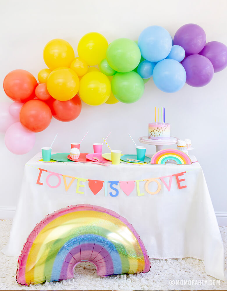 Retro Rainbow Decorating Kit