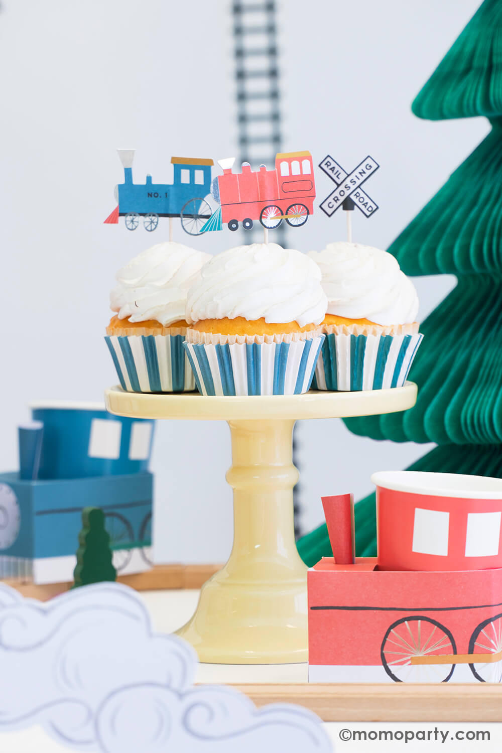 Train Cupcake Kit (Set of 24)