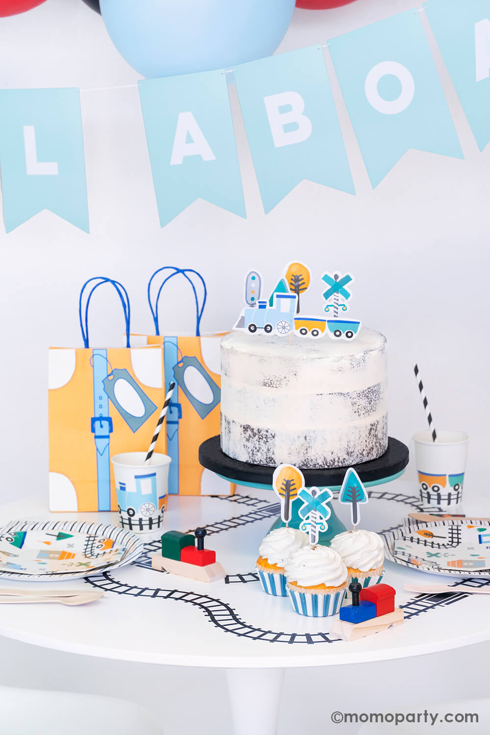 Steam Train Party Bags (Set of 8)
