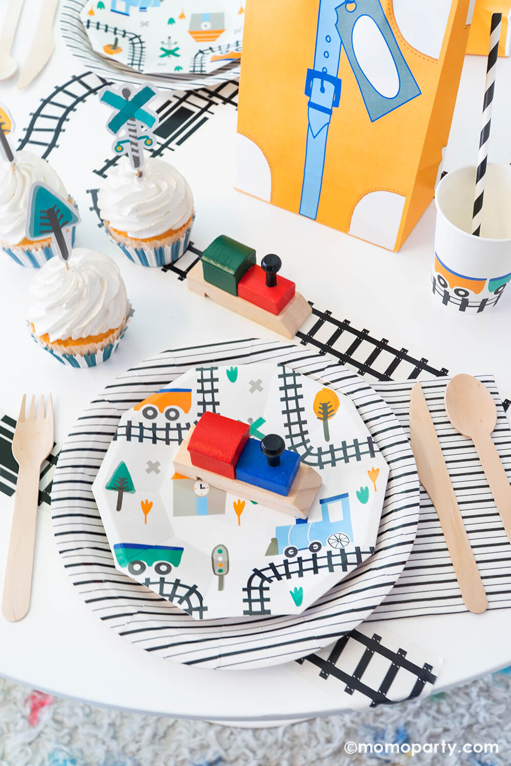 Steam Train Small Plates (Set of 8)