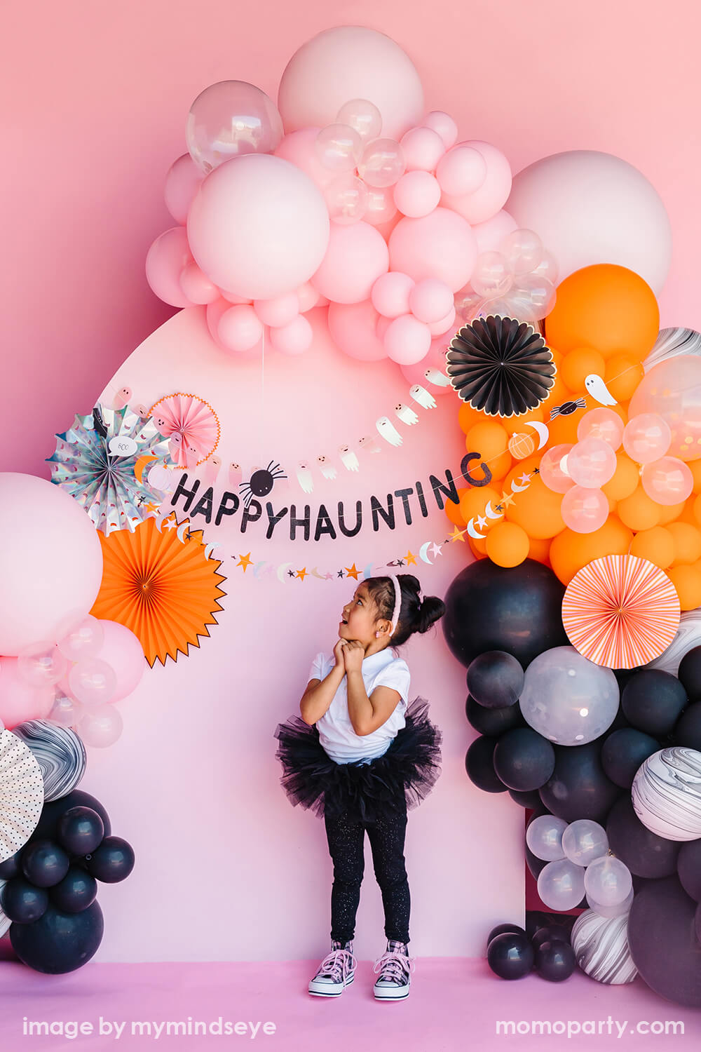 Happy Haunting Iridescent Mini Banner Set