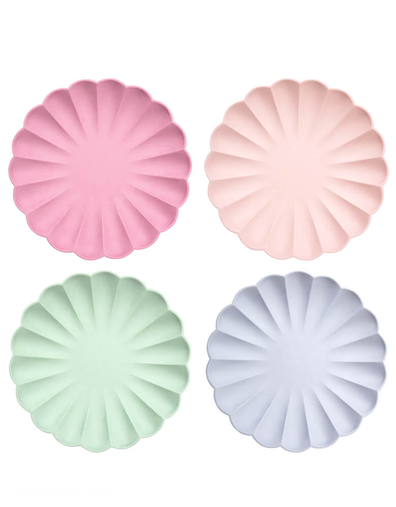 Multicolor Simply Eco Large Plates (Set of 8)