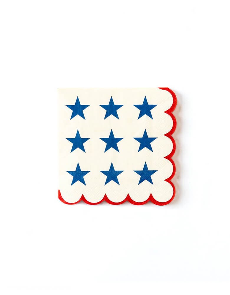 My Minds Eye - SSP835 - STARS WITH SCALLOP EDGE 5" NAPKIN