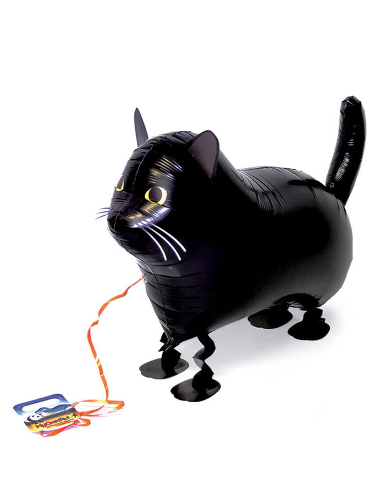 My Own Pet Balloon - Black Cat My Own Pet Air Walker Foil Balloon. Bring the most adorable 18 inches Black Cat pet waljer balloon to your pet themed party or halloween party! Let your little witch walk around with her adorable black cat this Halloween!