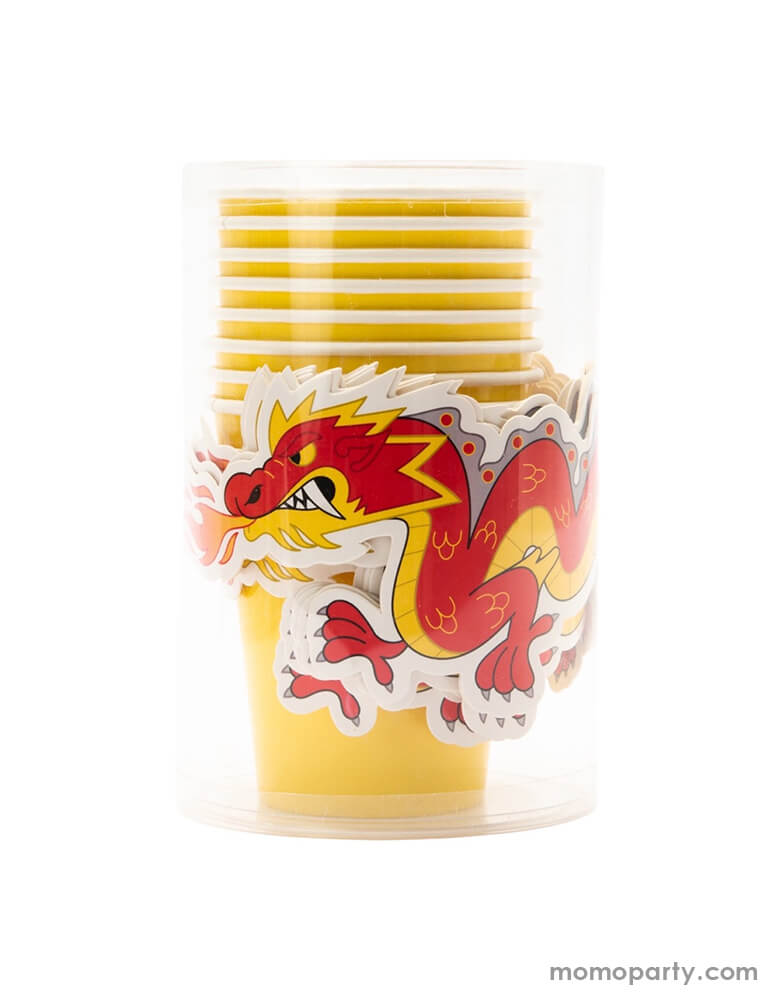 Ninja Cups with Dragon Sleeves (Set of 8)