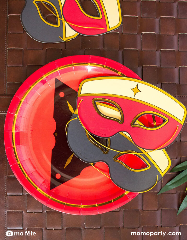 Ninja Party Masks (Set of 8)