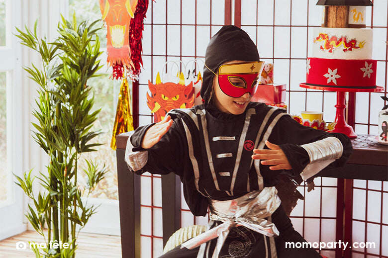 Ninja Party Masks (Set of 8)