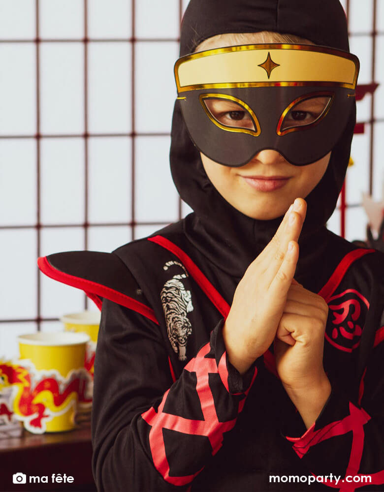 Ninja Party Masks (Set of 8)