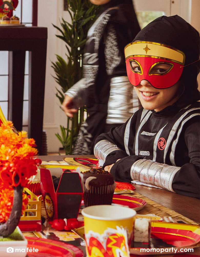 Ninja Party Masks (Set of 8)