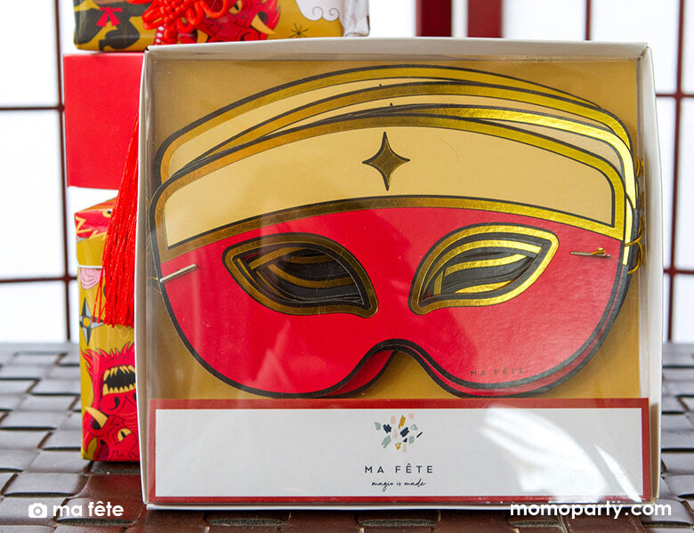 Ninja Party Masks (Set of 8)
