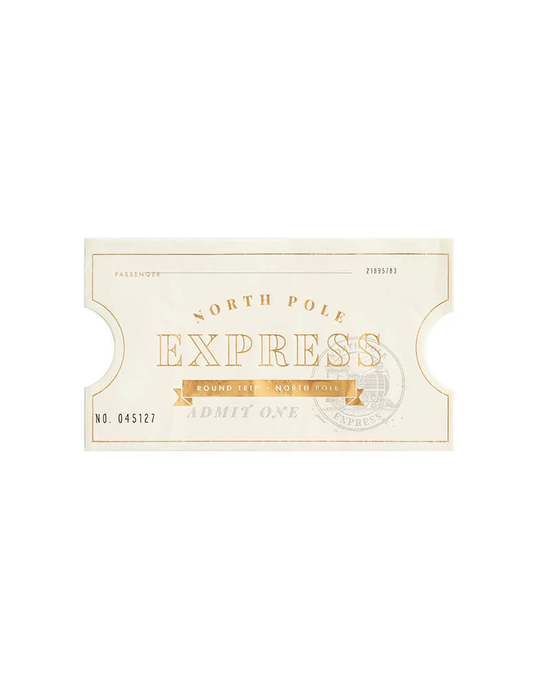 north-pole-express-ticket-shaped-guest-napkins-set-of-18 for Free Printable Template Free Polar Express Tickets North Pole Express Ticket Shaped Guest Napkins (Set of 18) for Free Printable Template Free Polar Express Tickets