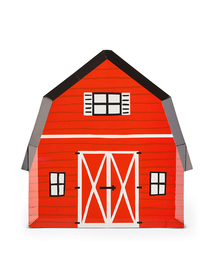 On The Farm Large Barn Plates (Set of 8)
