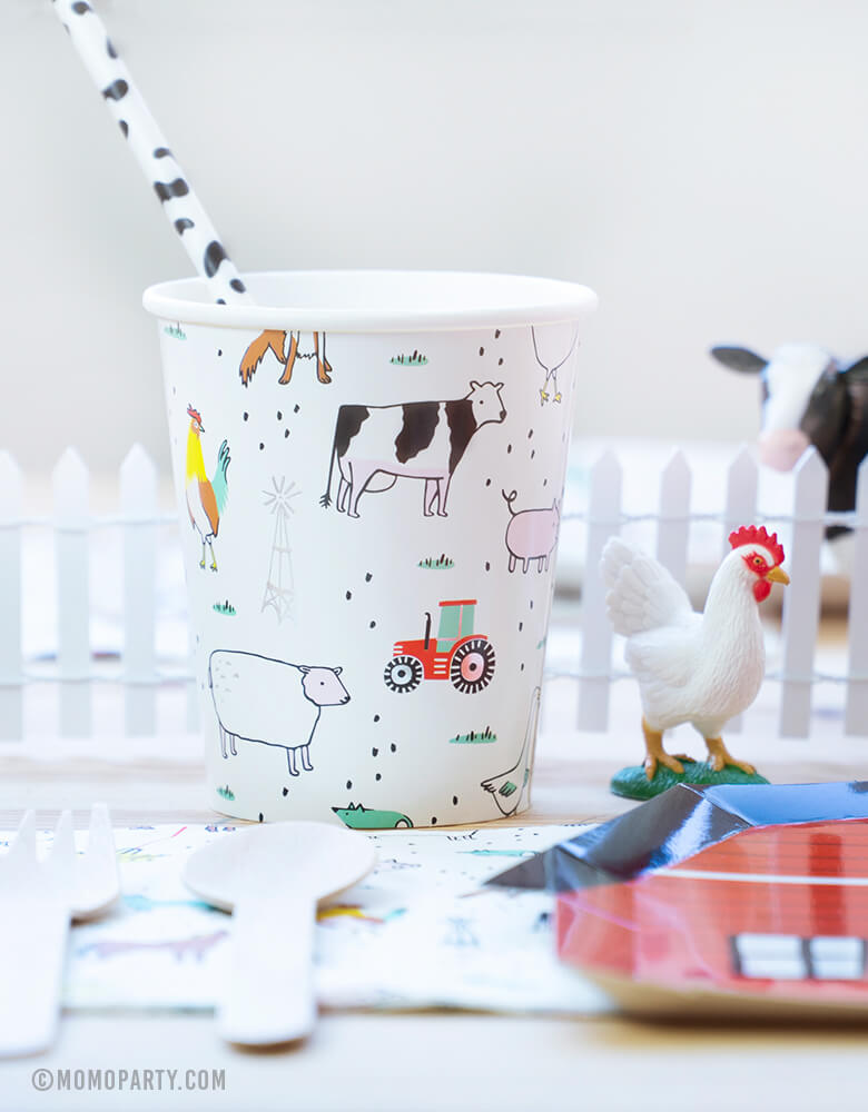 On The Farm Cups (Set of 8)