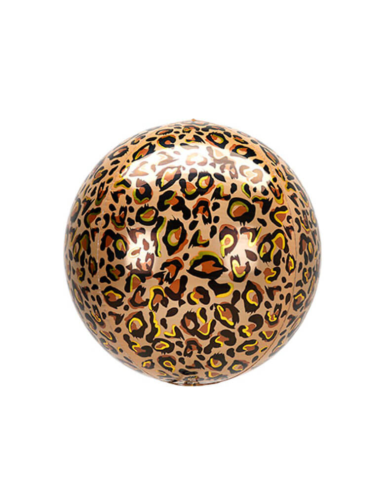 Anagram 16" Orbz Animalz Leopard Print Foil Balloon