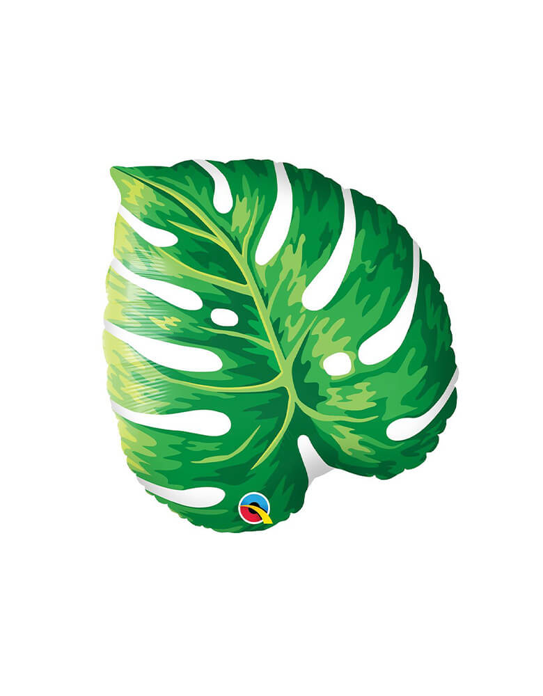 Qualatex 21" Palm Leaf Foil Balloon for a tropical themed party in summer