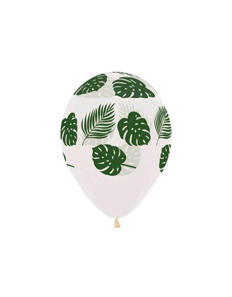 Betallic 11" Palm Leaf Printed Latex Balloon