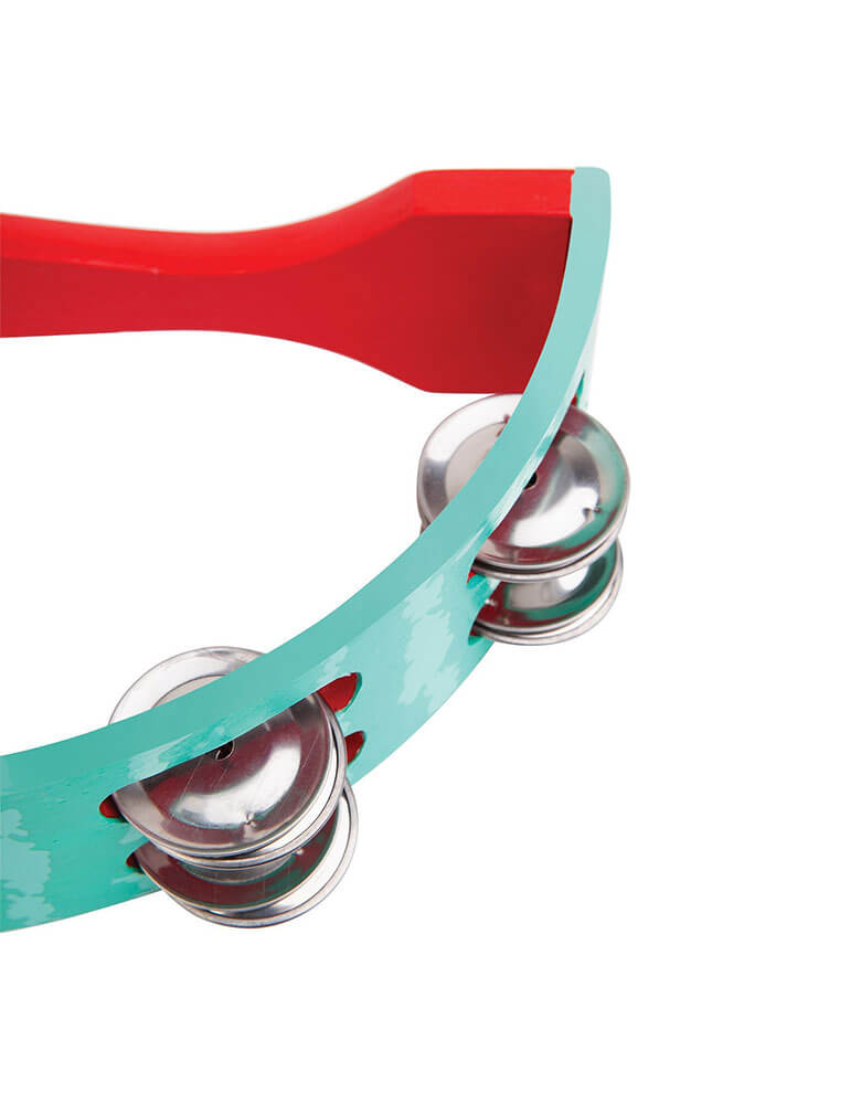 Sunnylife Watermelon Tambourine details. Fun summer vibe instrumental gift