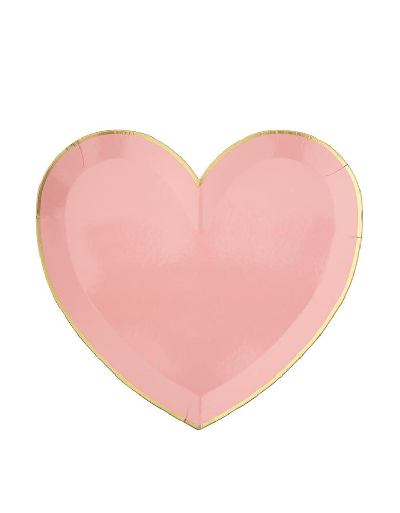 Meri Meri Party-Palette-Heart-Large-Plates in pink
