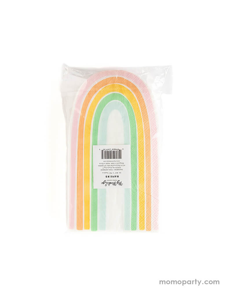 Pastel Rainbow Napkins (Set of 24)
